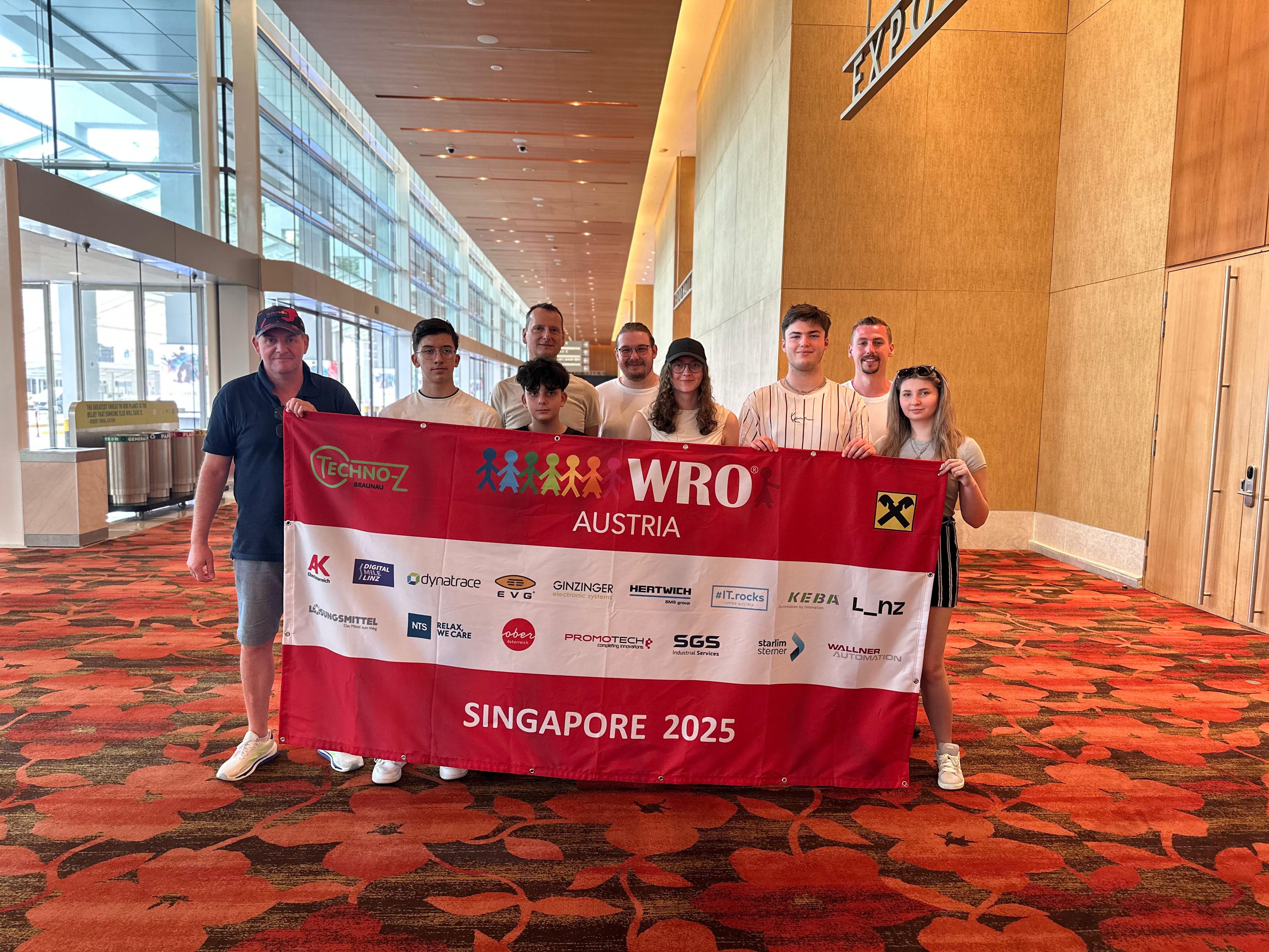 WRO Weltfinale Singapur 2025 - We arrived
